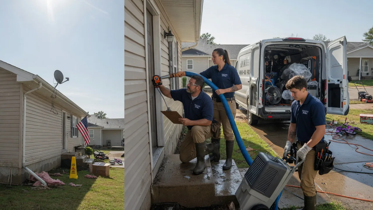 Ceiling Water Damage Restoration in Trego, WI near me